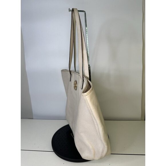 MICHAEL KORS Ivory/Cream Pebbled Leather Tote - Picture 4 of 11